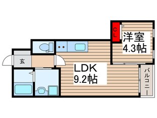 プレジール柏の葉の物件間取画像